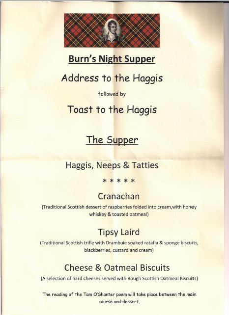 Burns' Night Supper program..JPG