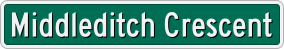 Middleditch Crescent sign.png