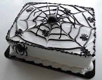 Black Widow spider cake
