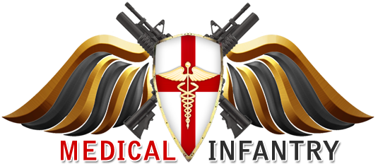 The proud and noble logo of the boys from the Medical Infantry.