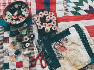 Scraps and patches make a quilt